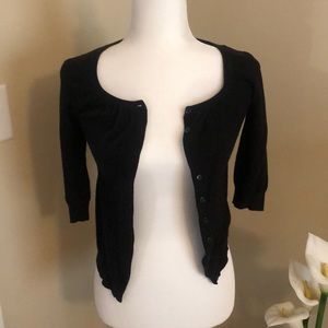 Black Cropped Sweater